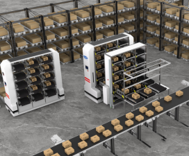 신청 사례 | 잘 알려진 Express Delivery Enterprise의 작은 NC 패키지 용 멀티 층 분류 AGV 솔루션