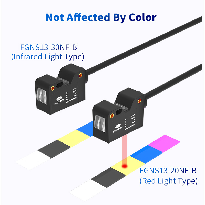 배경 억제 광전 센서 FGNS13 시리즈